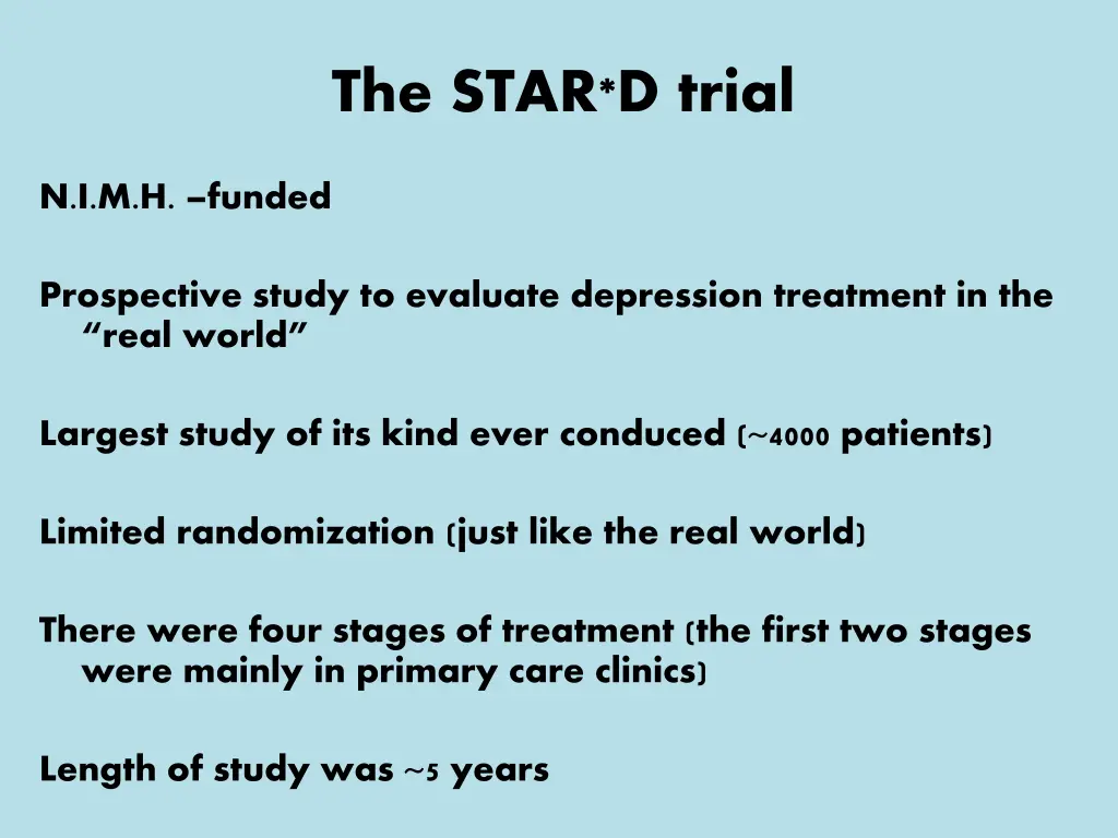 the star d trial 1