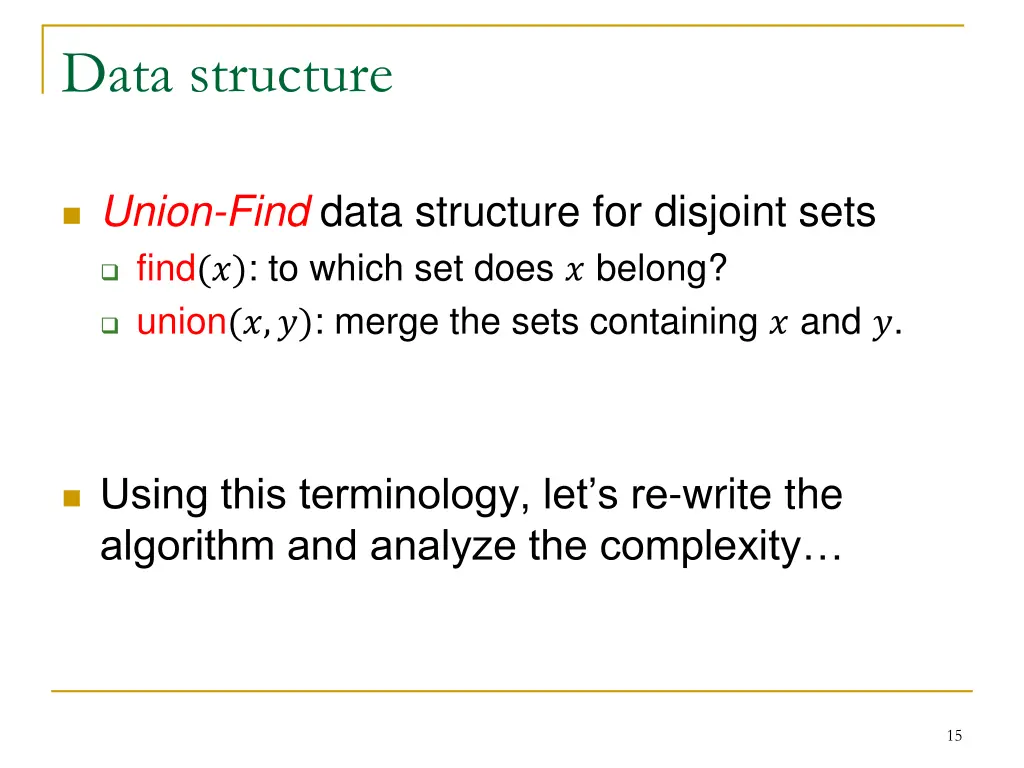 data structure