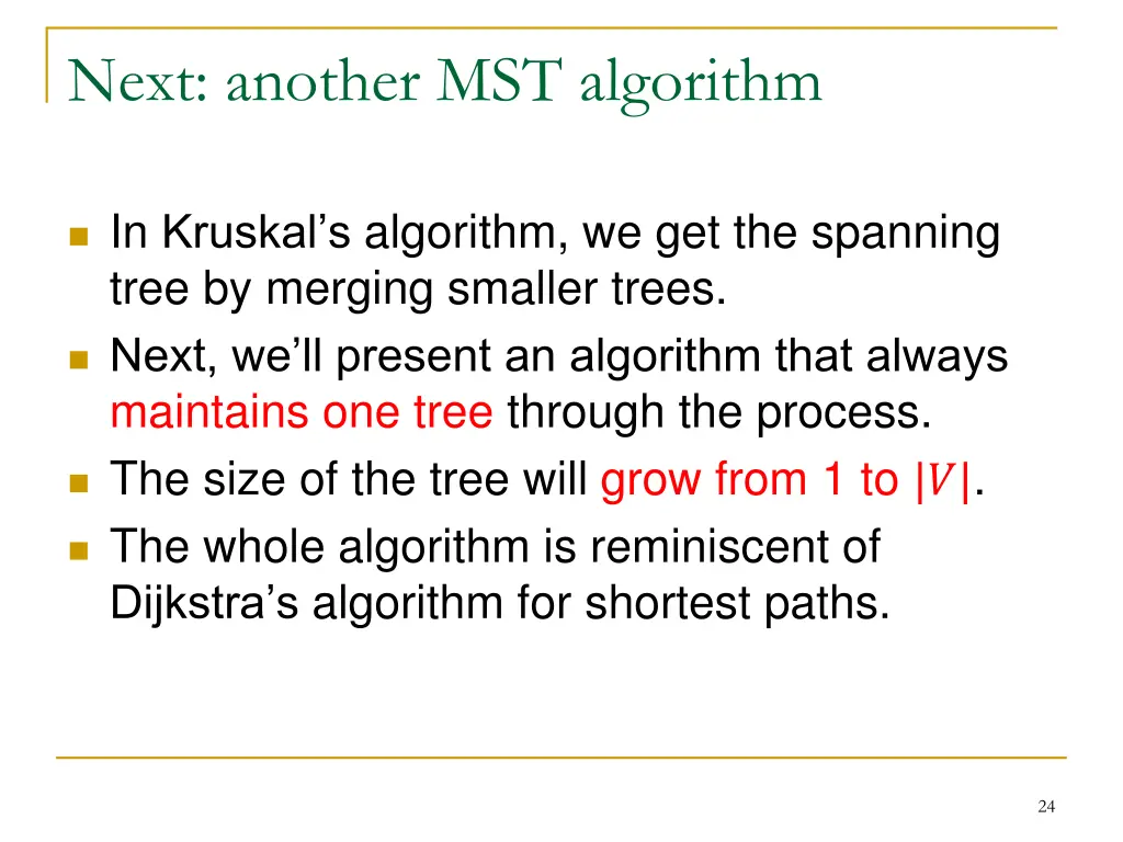 next another mst algorithm