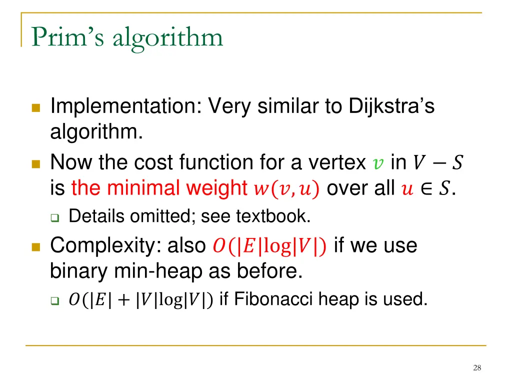 prim s algorithm