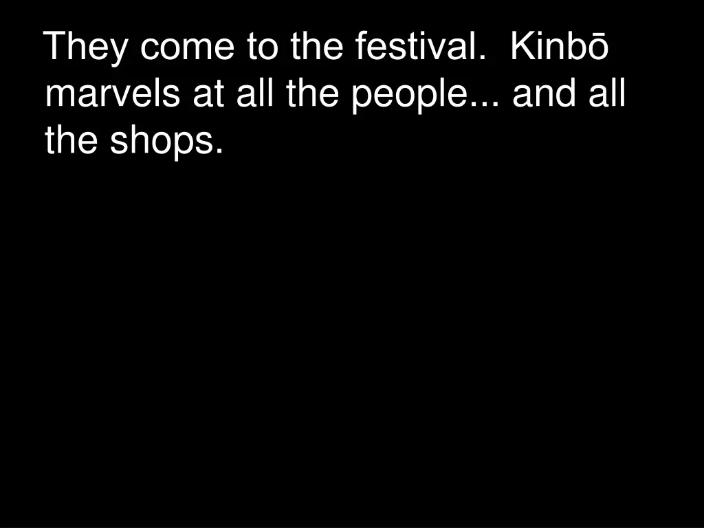 they come to the festival kinb marvels