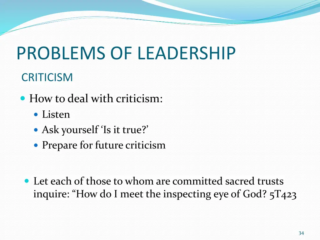 problems of leadership 3