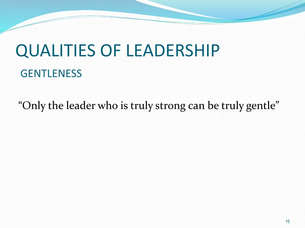 qualities of leadership 8