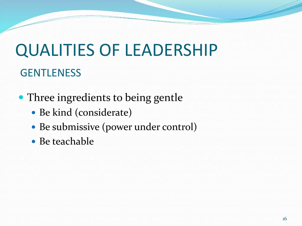 qualities of leadership 9