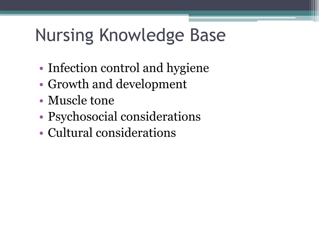 nursing knowledge base