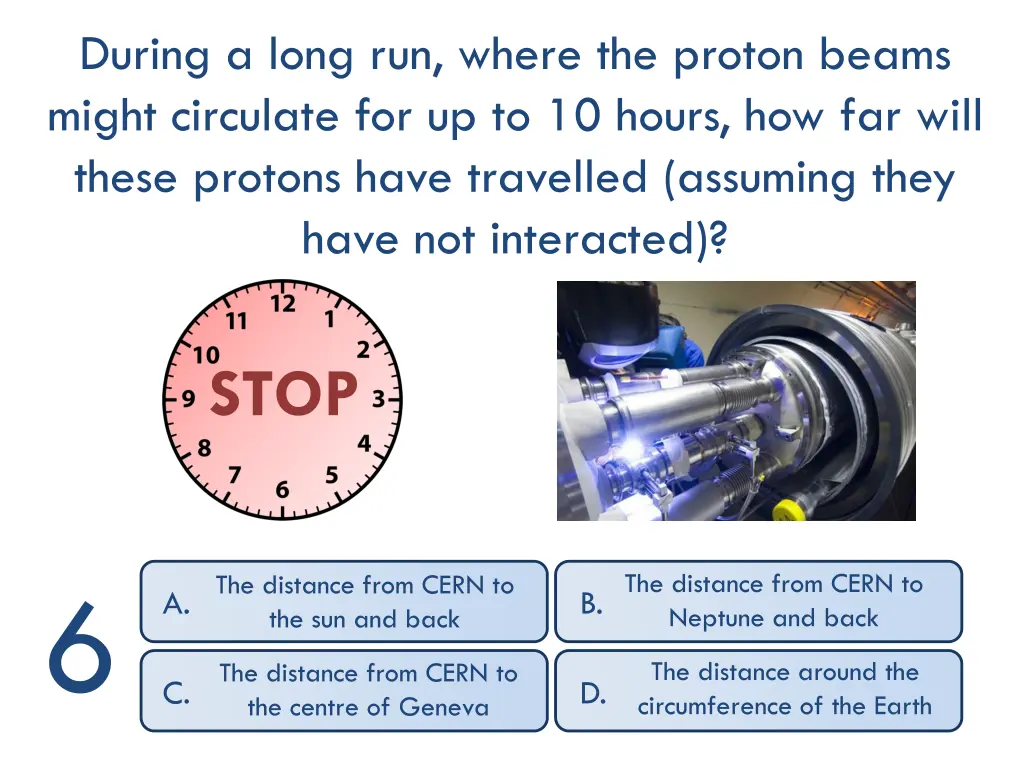 during a long run where the proton beams might