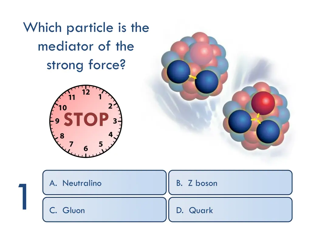 which particle is the mediator of the strong force