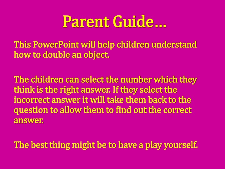 parent guide parent guide