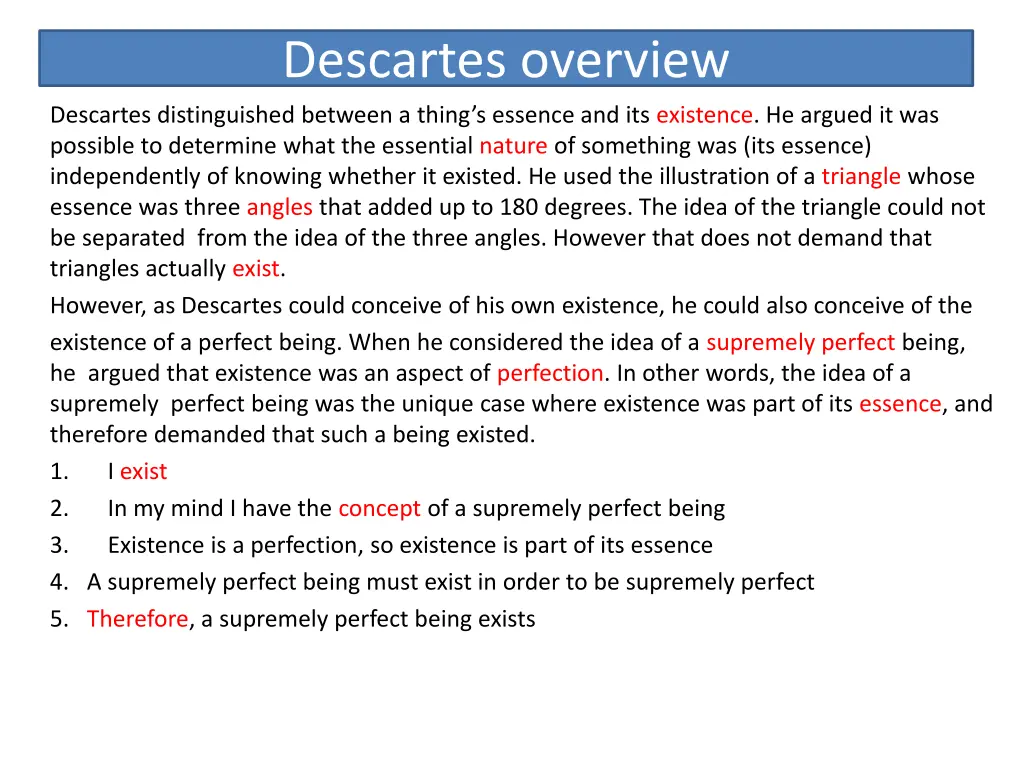 descartes overview 1