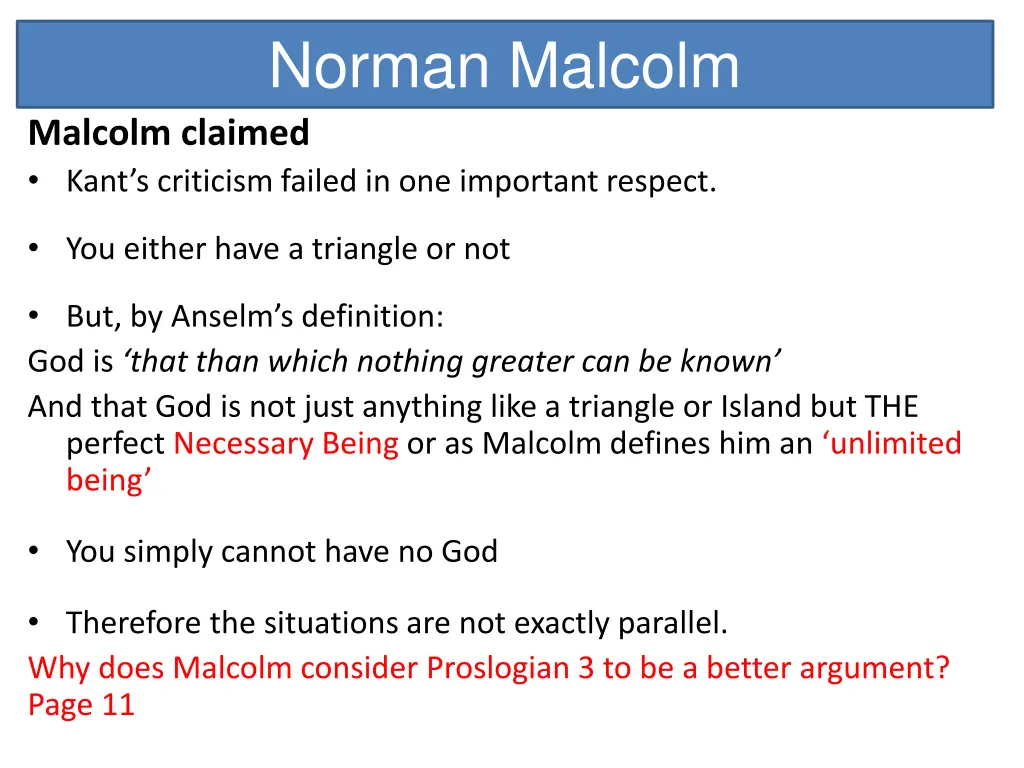 norman malcolm