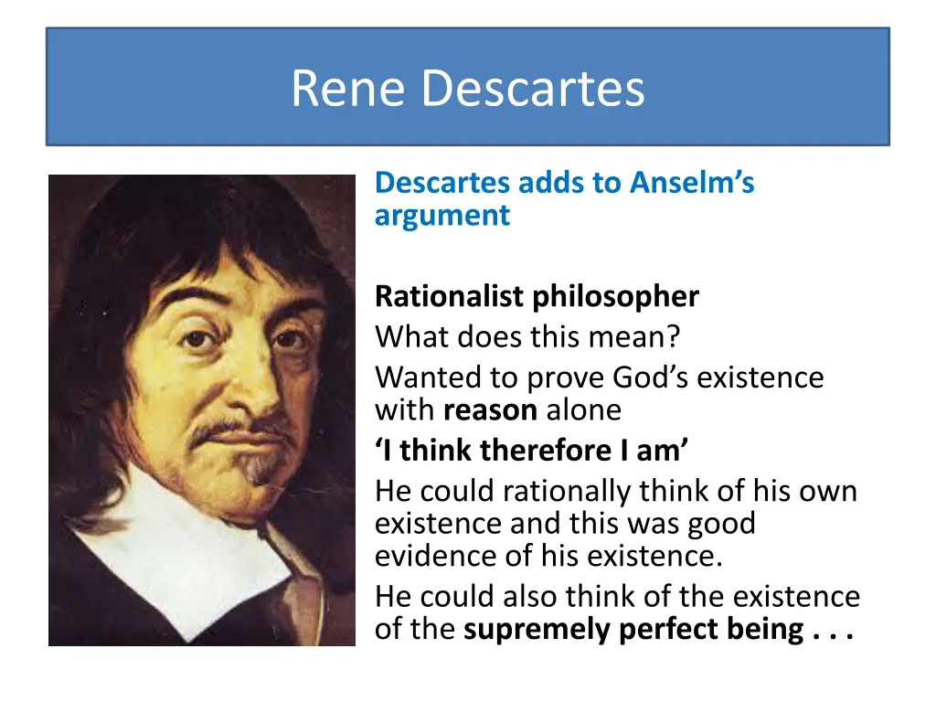 rene descartes