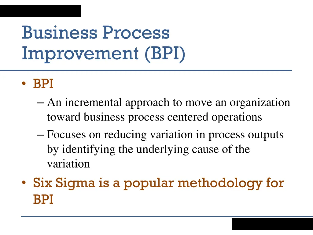 business process improvement bpi