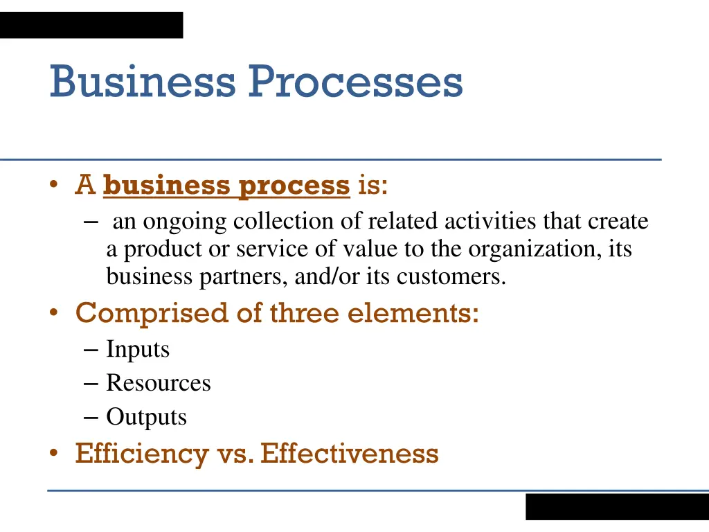 business processes