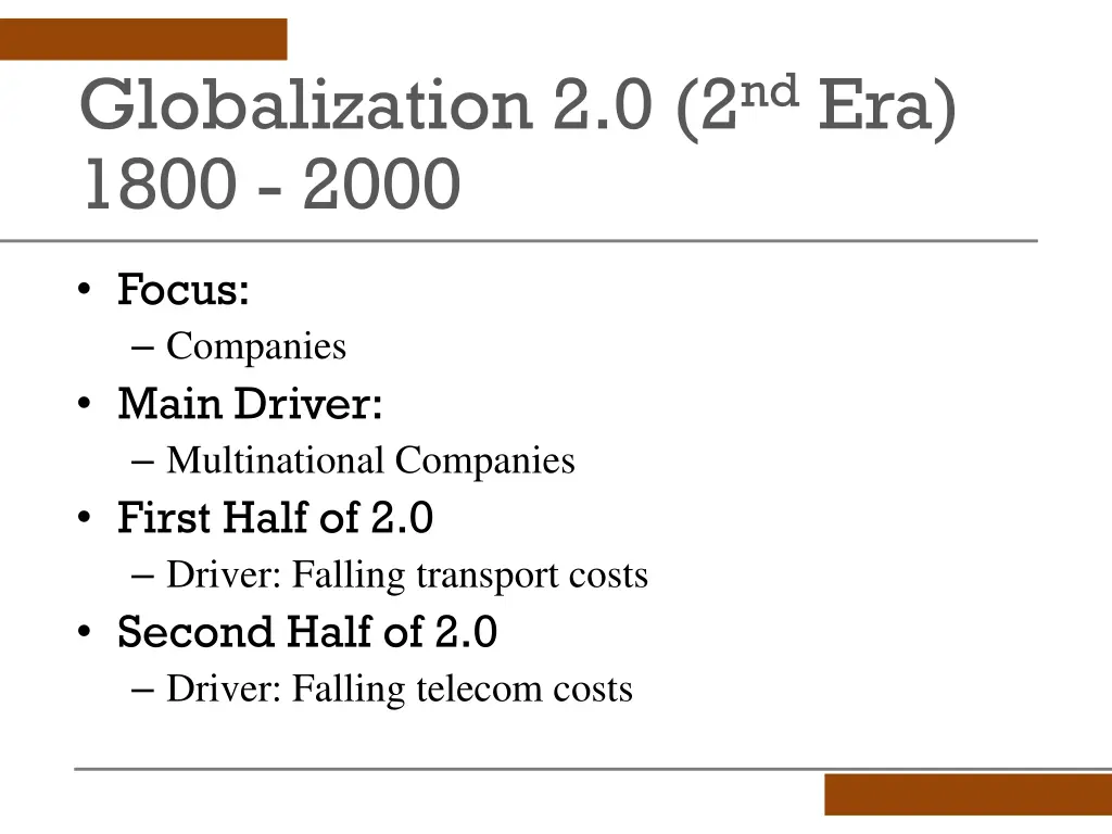 globalization 2 0 2 nd era 1800 2000