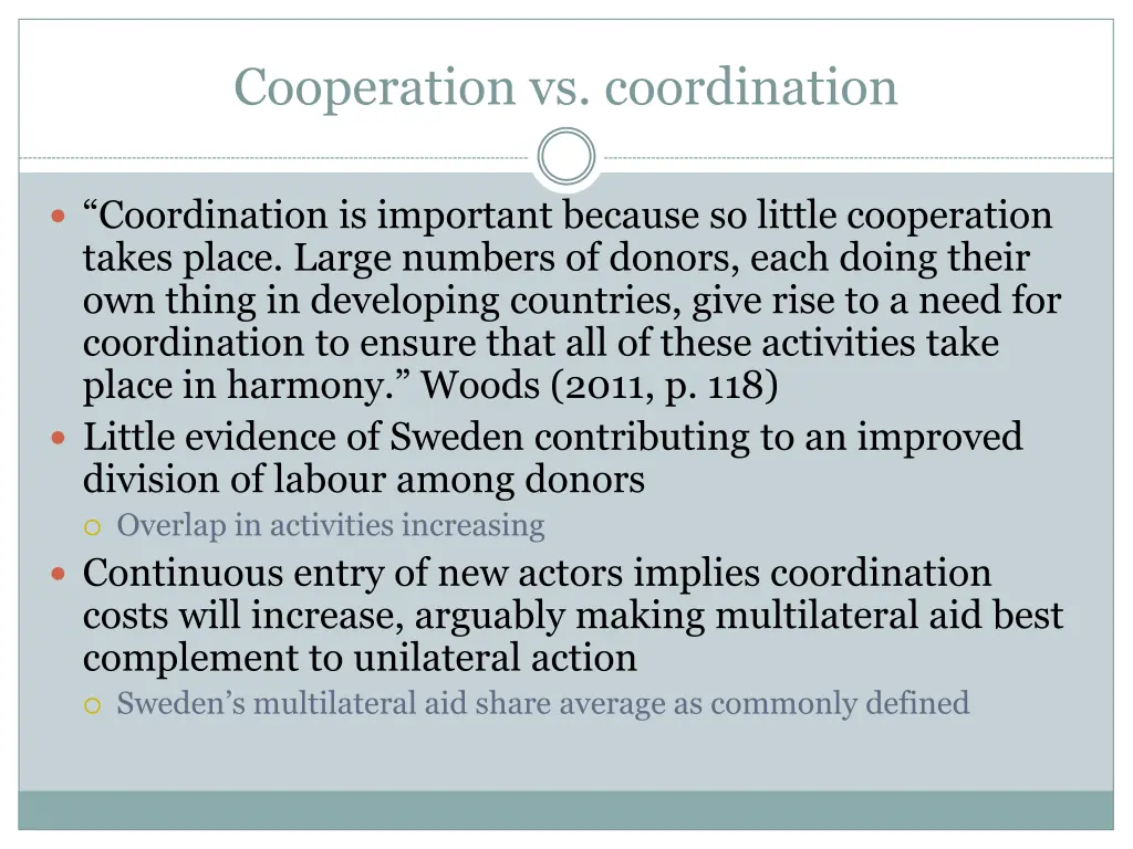 cooperation vs coordination