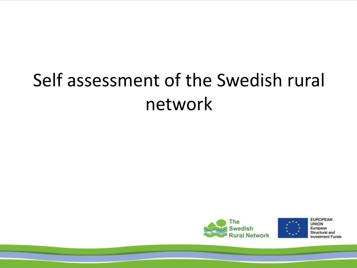 self assessment of the swedish rural network