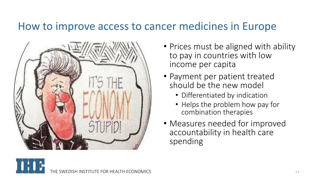 how to improve access to cancer medicines