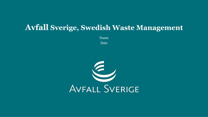 avfall sverige swedish waste management