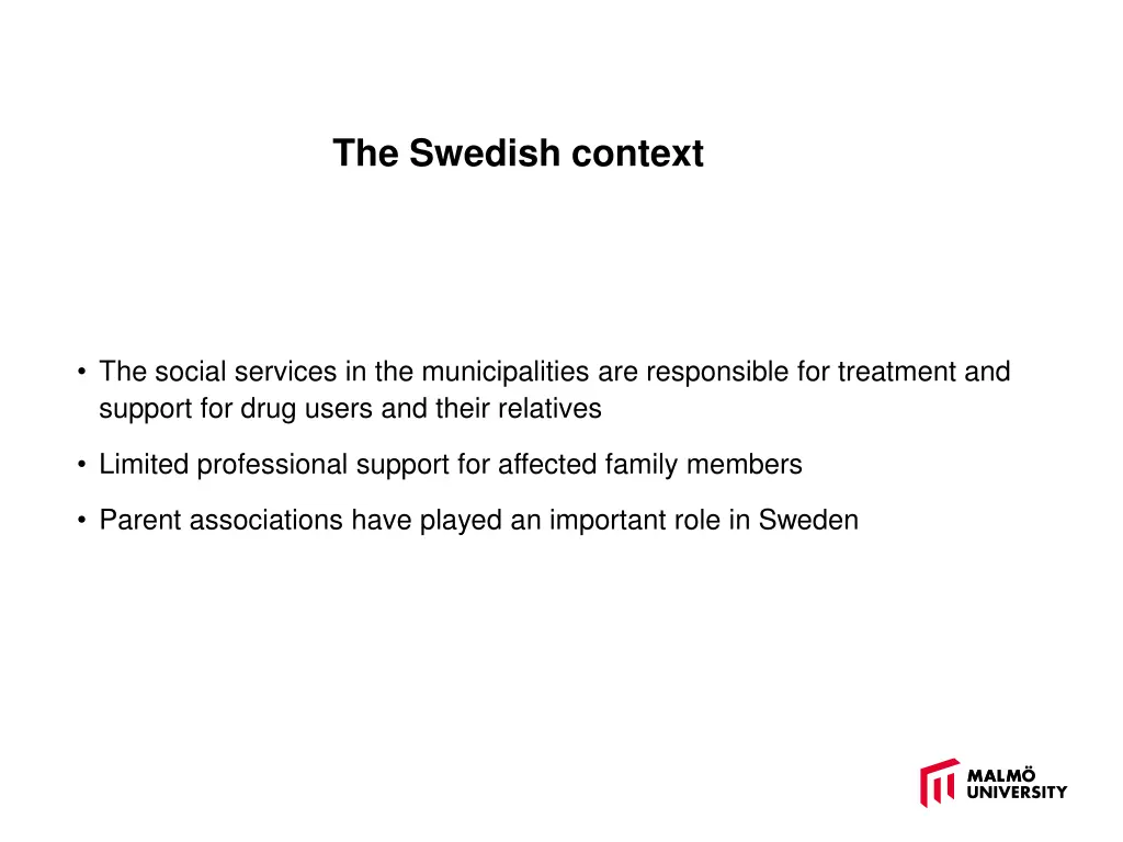 the swedish context