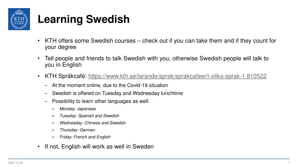 learning swedish