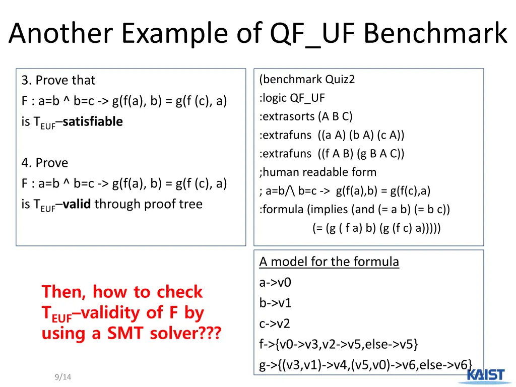 another example of qf uf benchmark