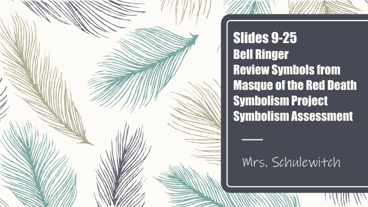 slides 9 25 bell ringer review symbols from