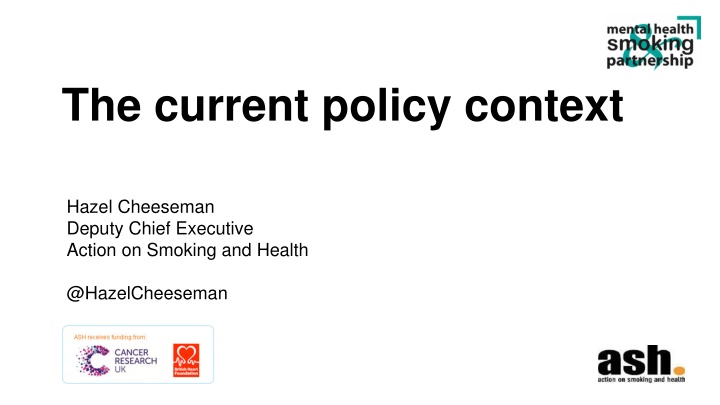 the current policy context