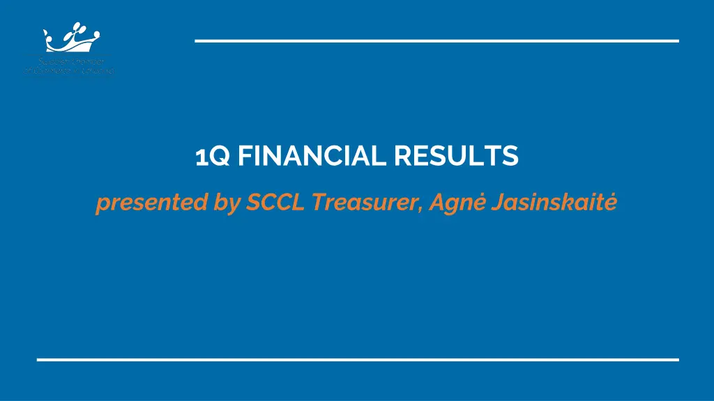 1q financial results
