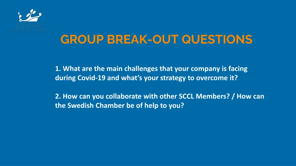 group break out questions