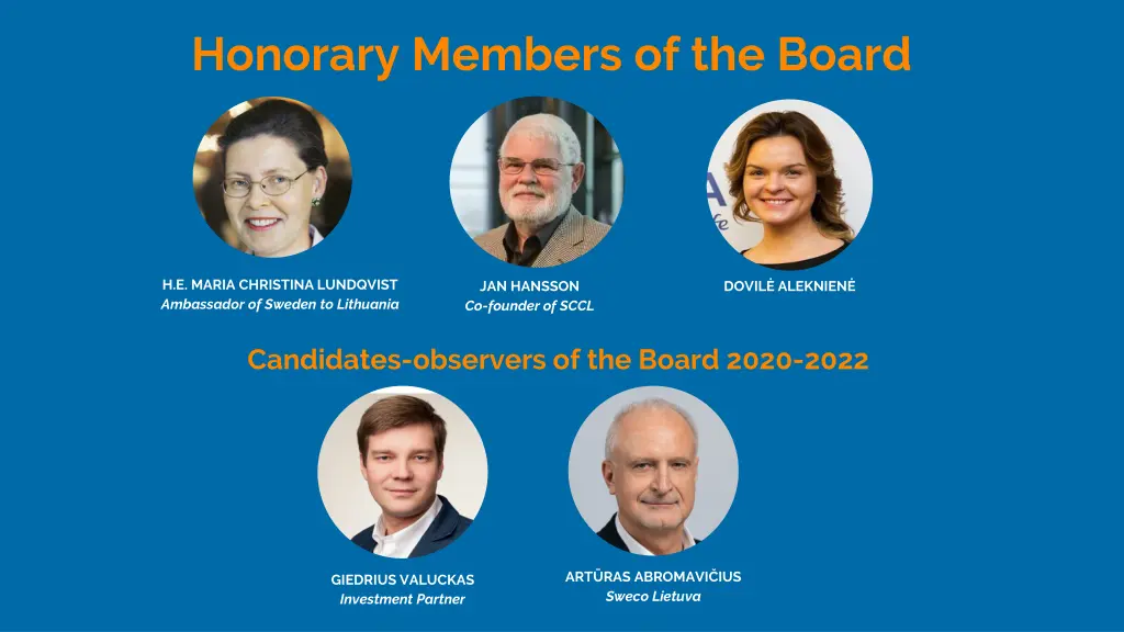 honorary members of the board