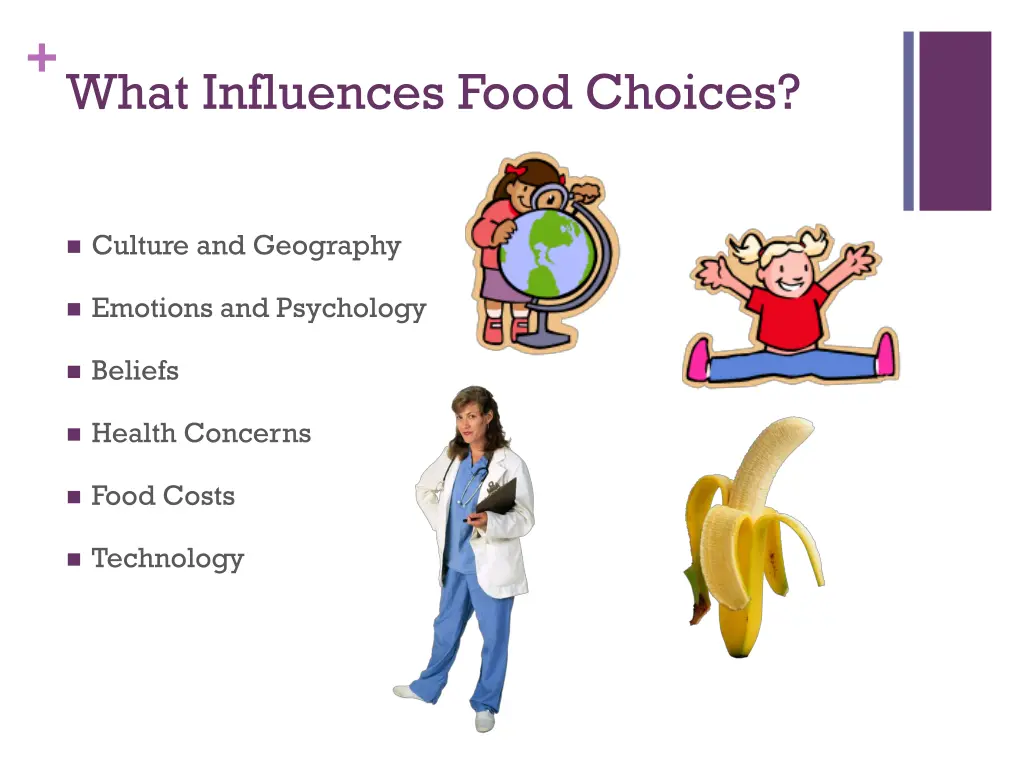 what influences food choices