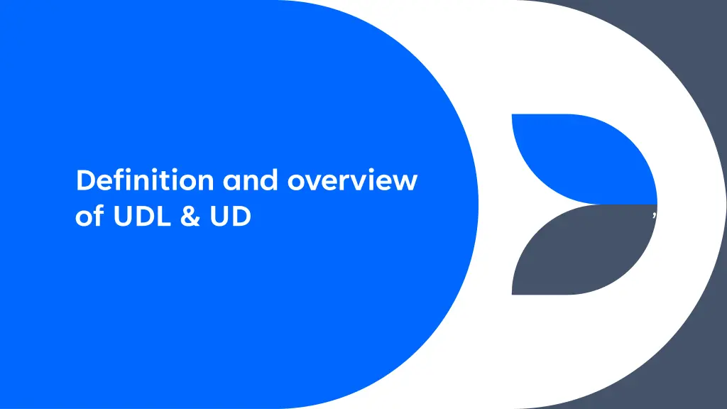 definition and overview of udl ud