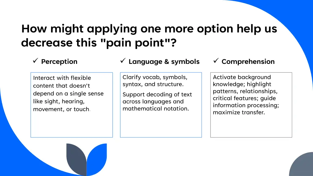 how might applying one more option help