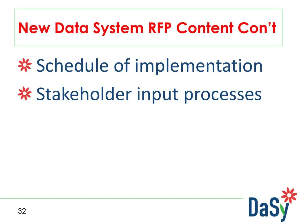 new data system rfp content con t 4