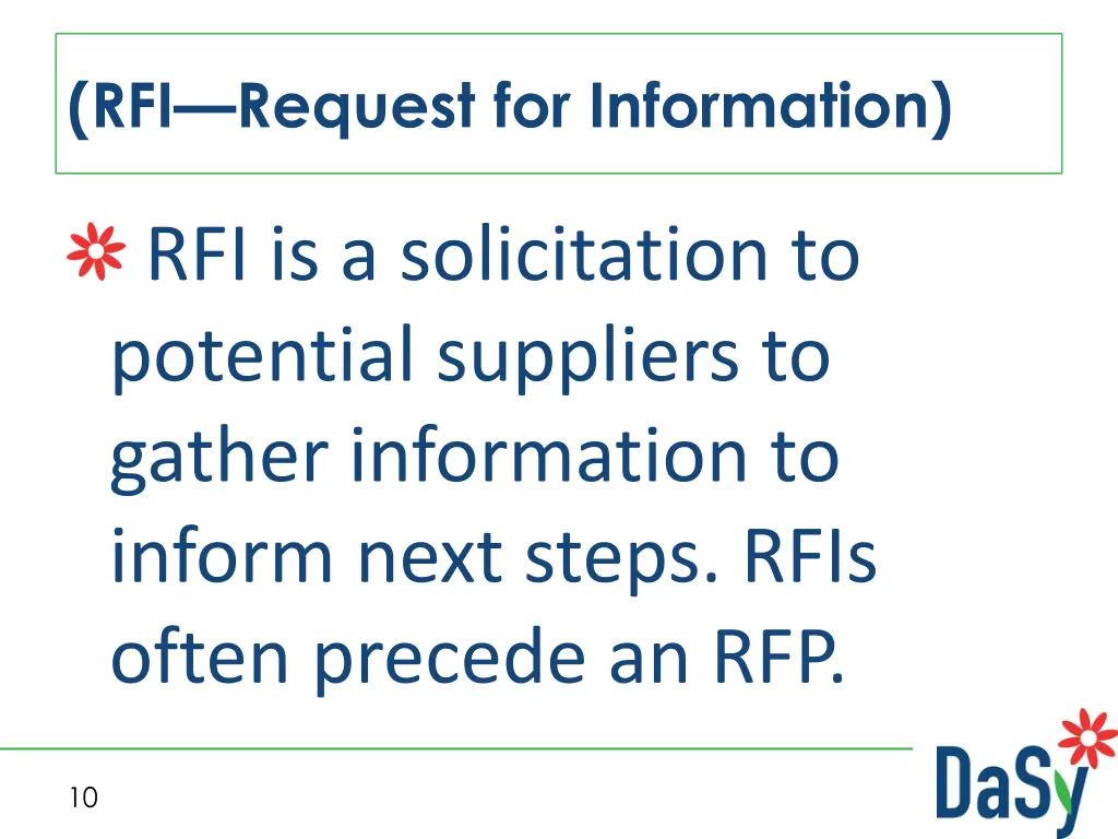 rfi request for information