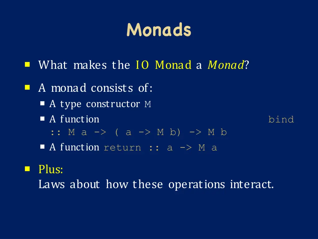 monads