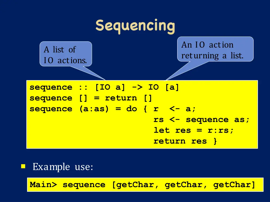 sequencing