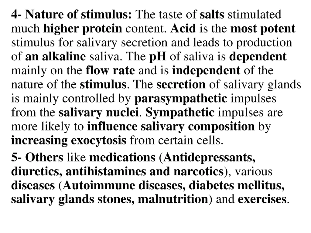 4 nature of stimulus the taste of salts