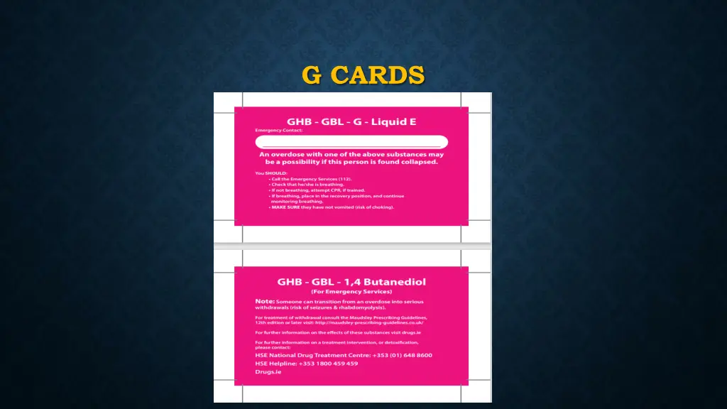 g cards