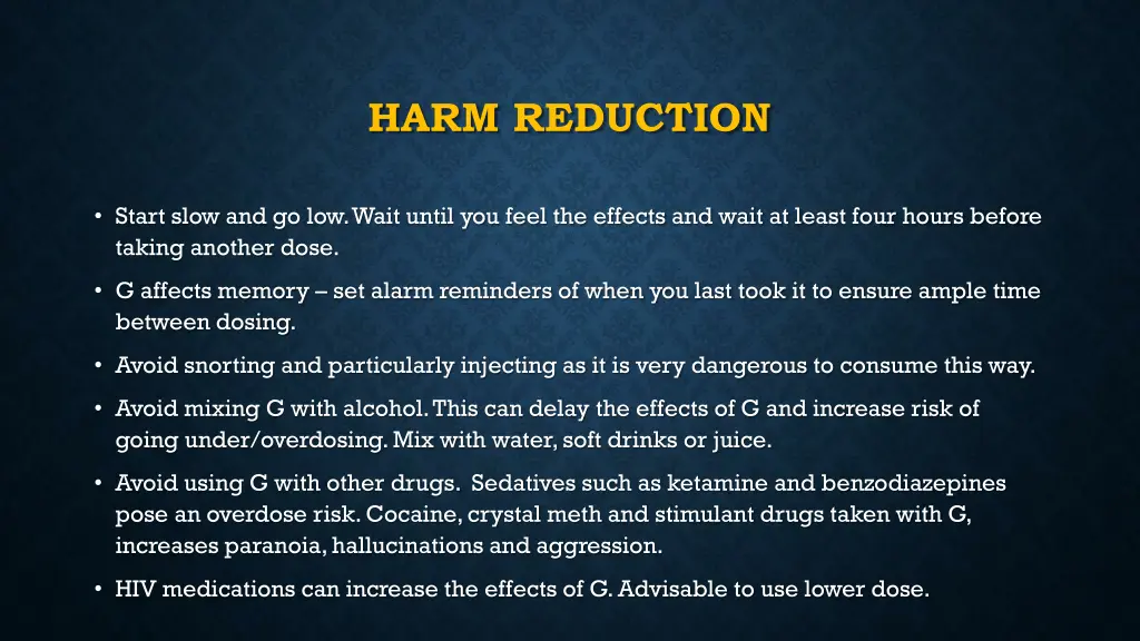 harm reduction 1