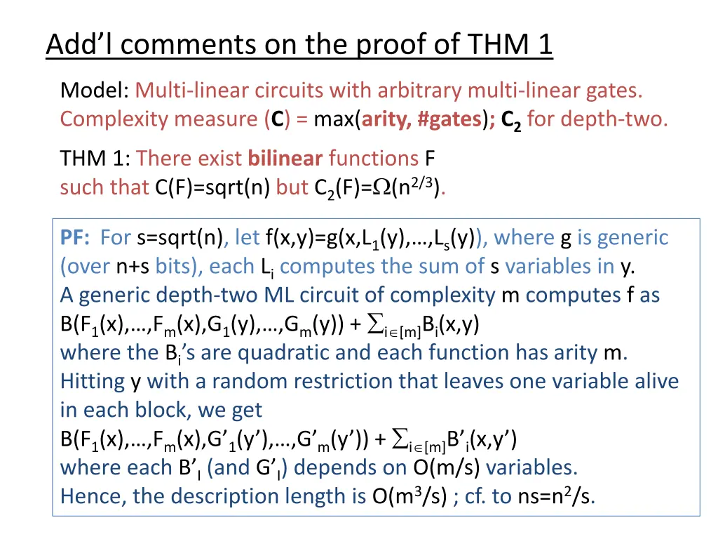 add l comments on the proof of thm 1