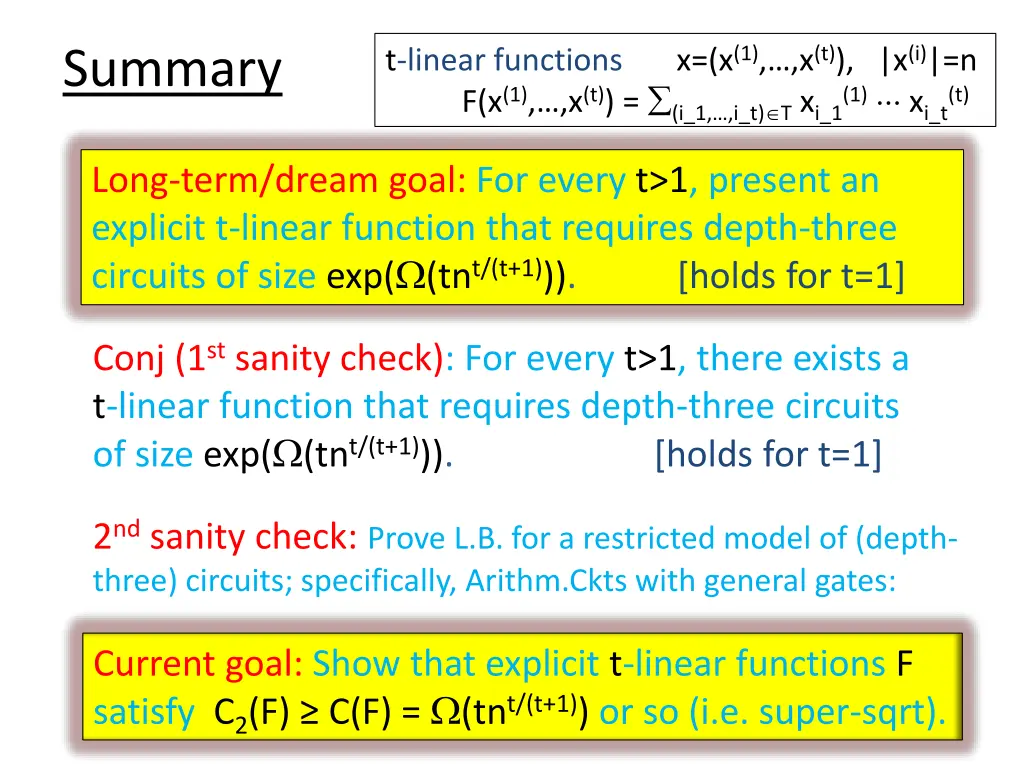 t linear functions 1