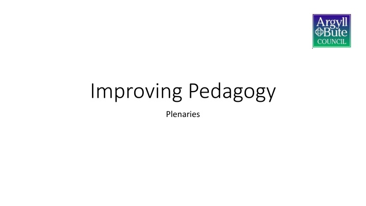 improving pedagogy