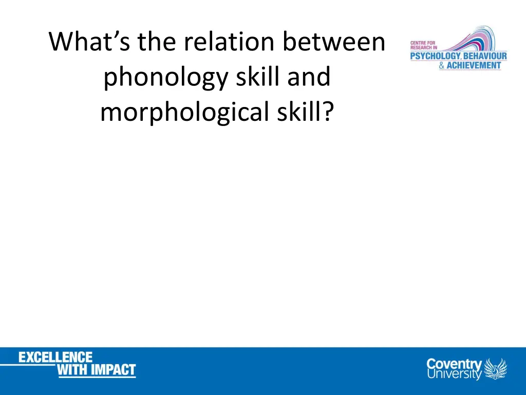 what s the relation between phonology skill