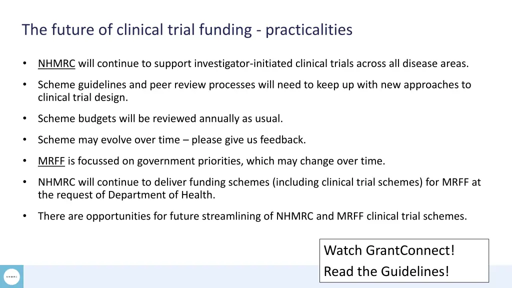 the future of clinical trial funding