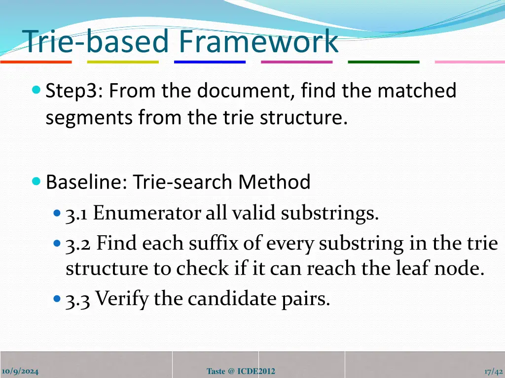 trie based framework 2