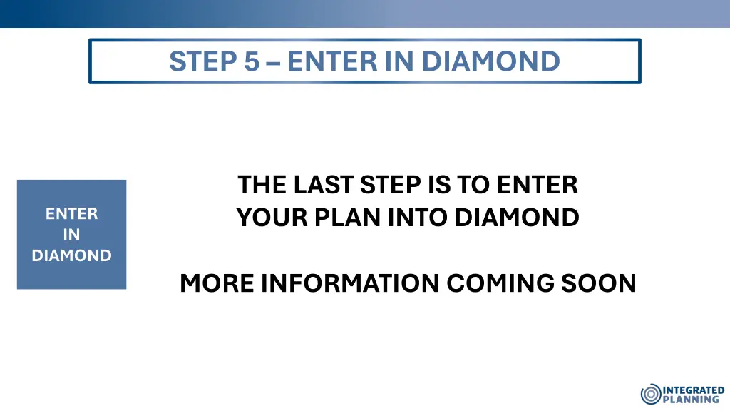 step 5 enter in diamond