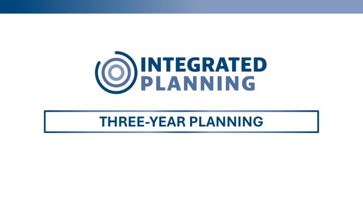 three year planning