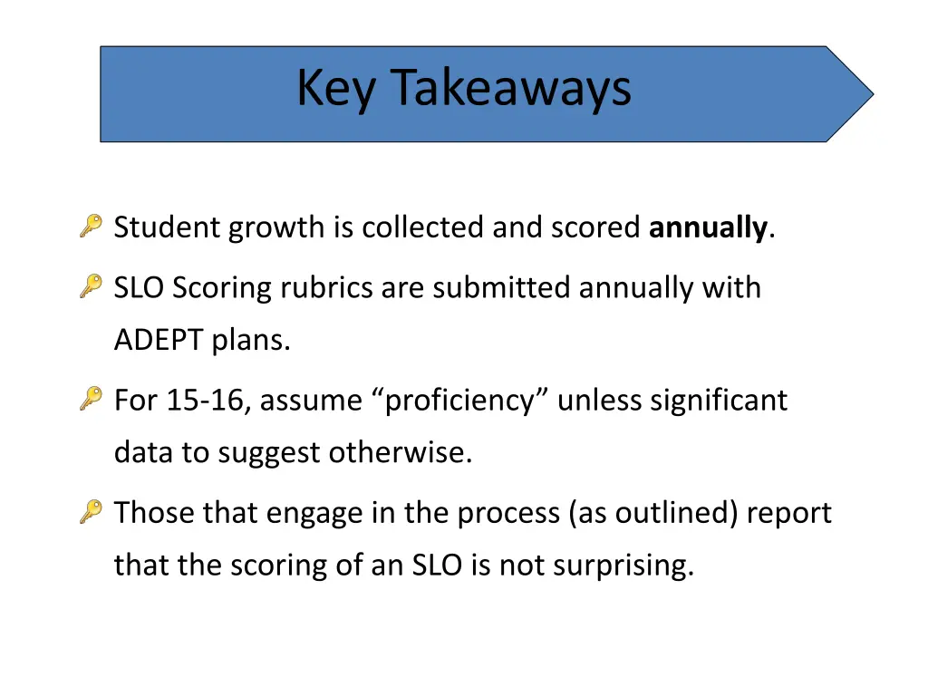 key takeaways