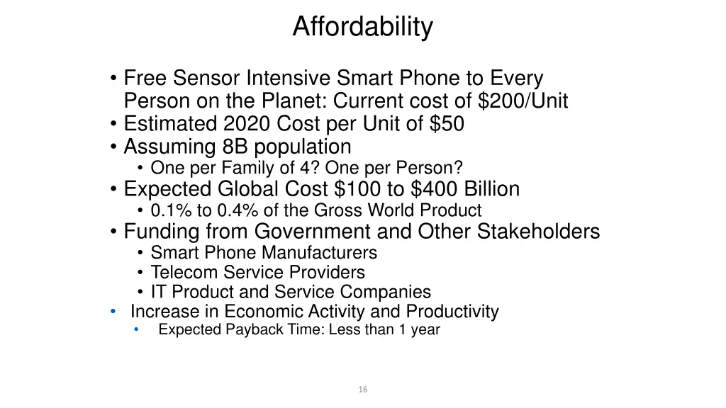 affordability